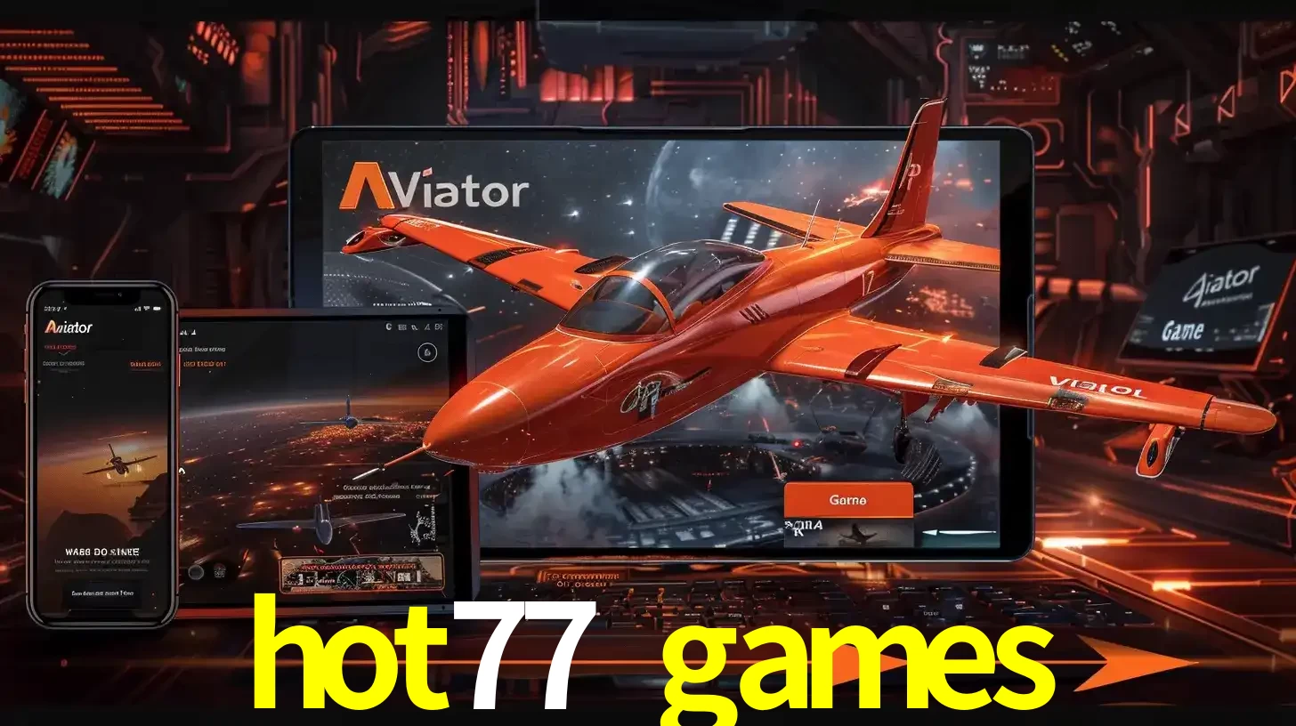 Apresentação tecnológica do jogo Aviator com um avião saindo da tela de um tablet, demonstrando a experiência imersiva em múltiplos dispositivos no hot77 games.