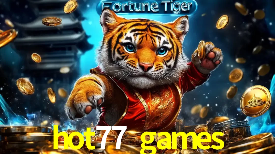 Imagem promocional do jogo de slot Fortune Tiger, com um tigre majestoso em traje tradicional cercado por uma fortuna em moedas de ouro, disponível agora no cassino hot77 games.